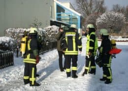 Feuerwehr Einsatz Chloraustritt am 9.12.2010 in Kahl am Main