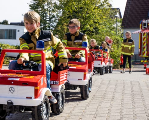 Spaß mit der Kinderfeuerwehr Kahl